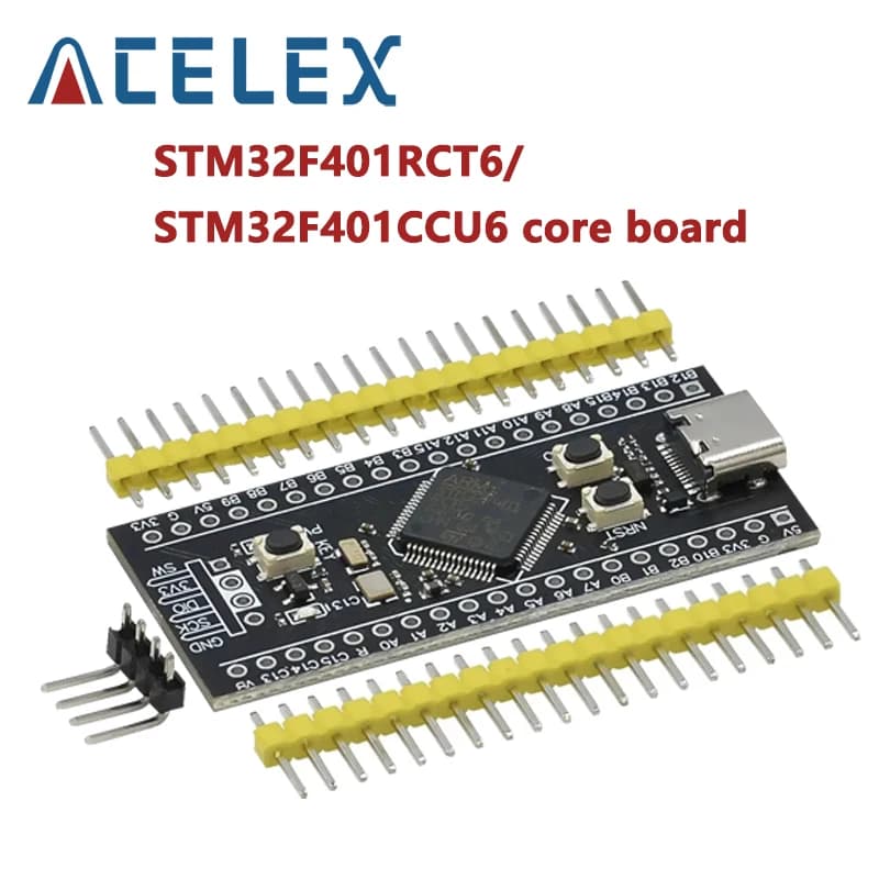 STM32F401RCT6 Minimum System Development Board STM32 ARM Core Learning Board Module Type-C Port