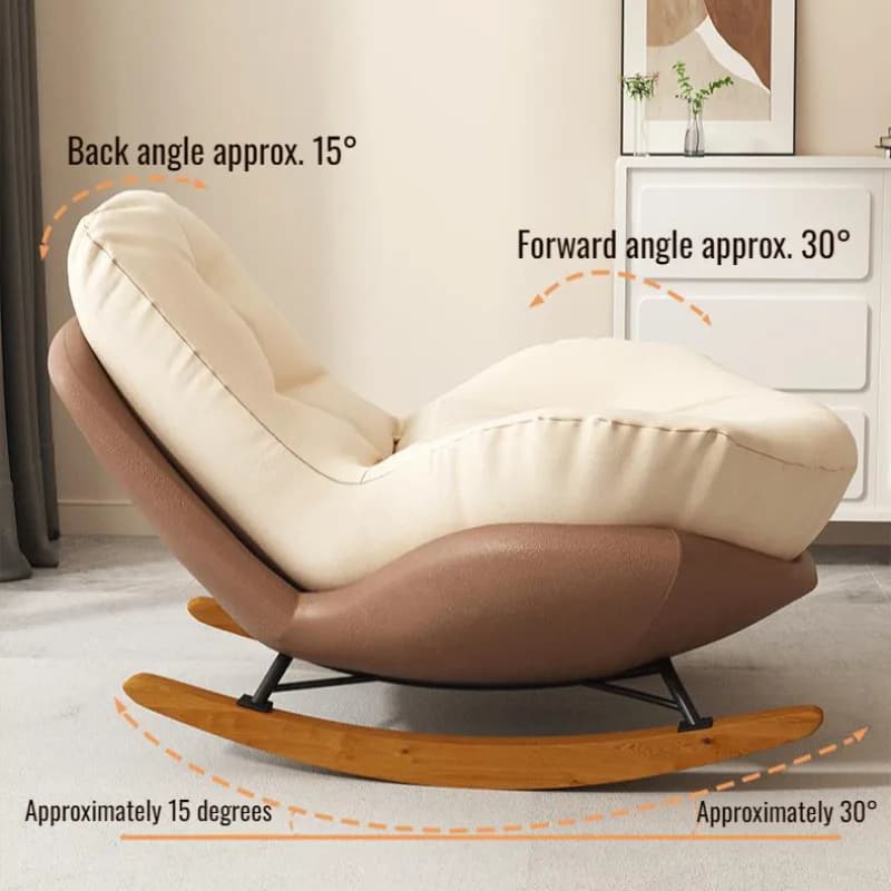Lazy Sofa Penguin Rocking Chair Adult Lounge Recliner Living Room Balcony Rocking Chair Household Indoor Leisure Single Chair