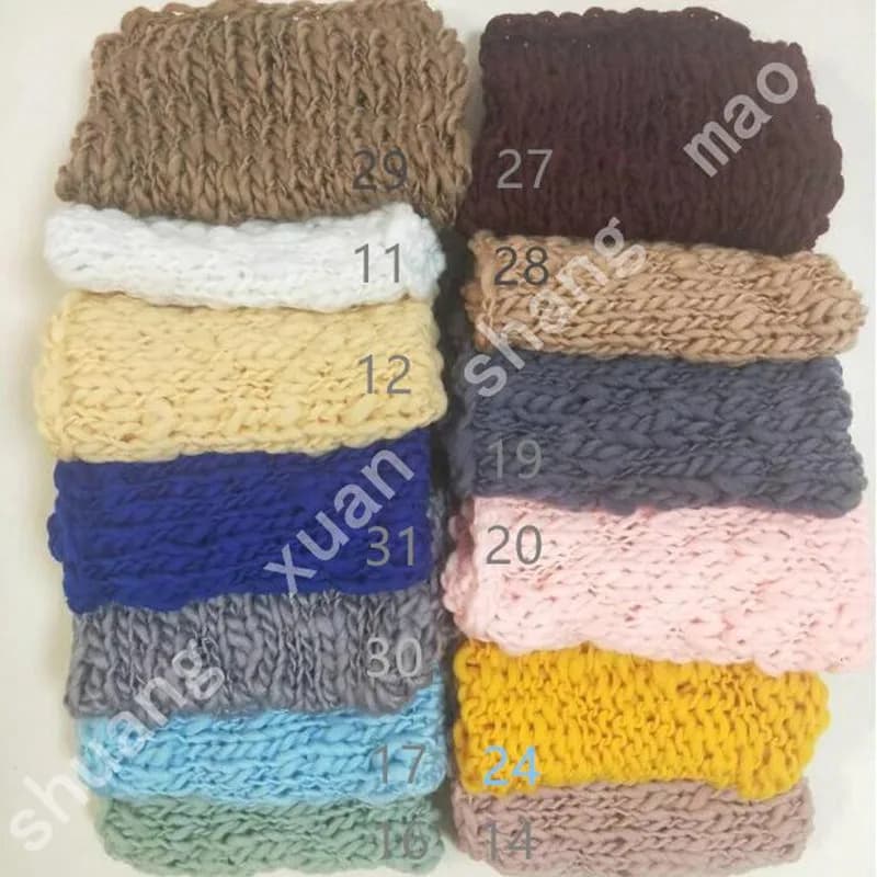 50*50cm   Handcraft Acrylic Fiber Blanket Basket Stuffer Filler Newborn Baby Photography Background