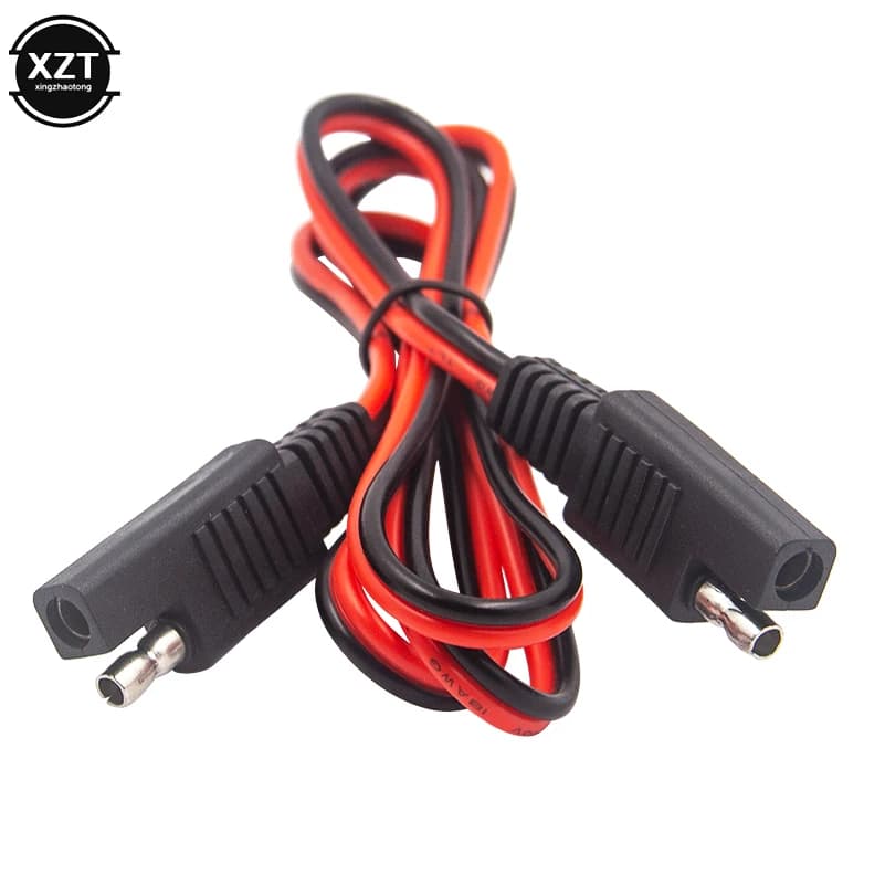 18AWG SAE to SAE Power Extension Cable Solar Battery Quick Disconnect Wire Harness SAE Copper Connector 1M/2M Adapter