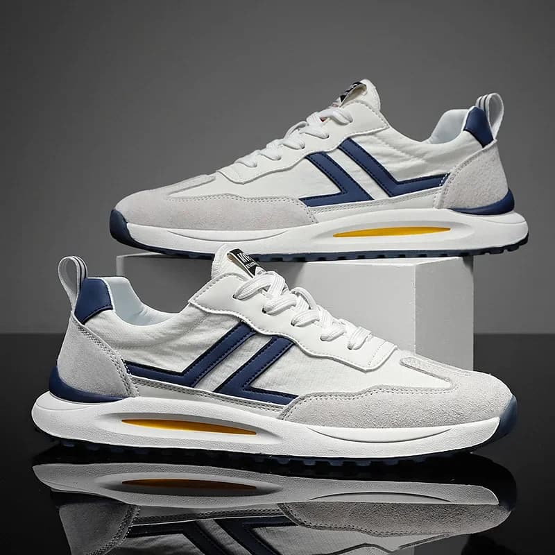 2024new Men's Casual Shoes Lace-up Men's Sports Shoes Soft Men Running Shoes Comfortable Maleleisure Shoe Zapatillas Informales