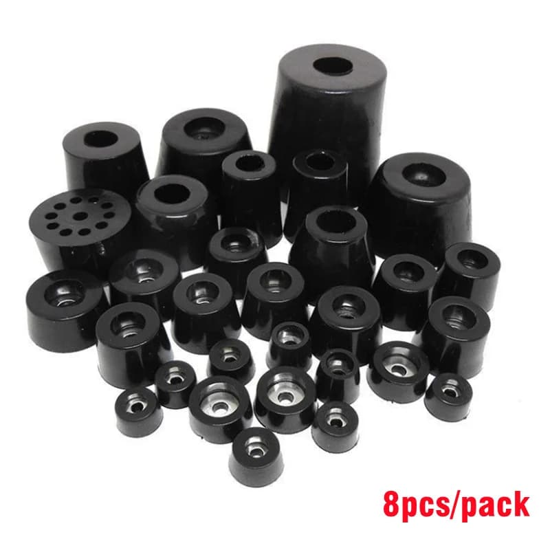 8Pcs Cutting Board Rubber Feet Chair Floor Protector Non-slip Furniture Feet Table Leg Cover Cabinet Bottom Pads Funiture Legs