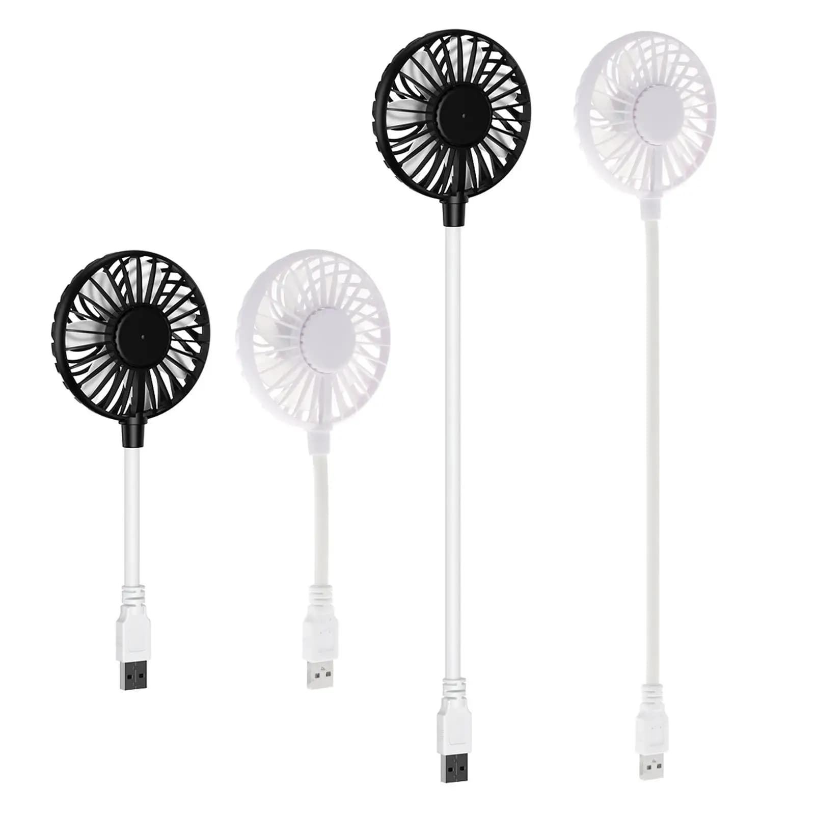 USB Fan 5V 1A Small Personal Fan Flexible Neck for Laptop or PC Multipurpose,Mini Portable Summer USB Fan  Bendable Cable