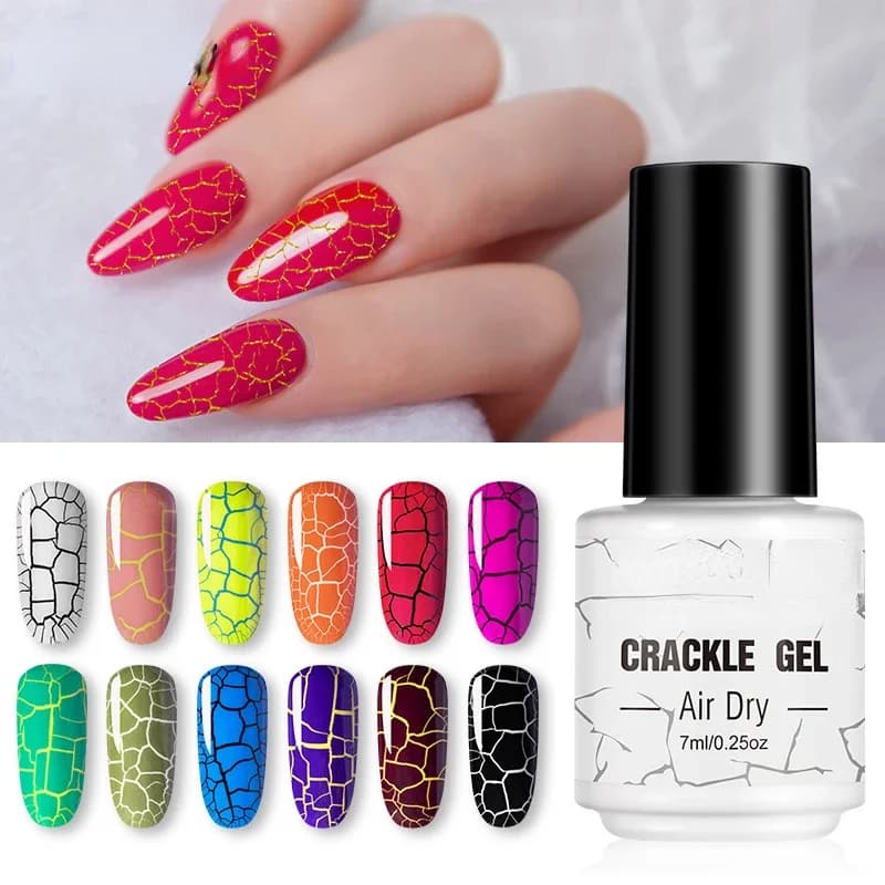 Crack Nail Polish Nail Glue Kodan Weathering Burst Light Therapy Glue Set Nail UV Glue Crack  Polish