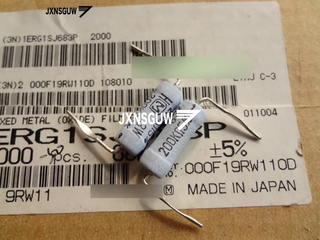 20PCS NEW Original Matsushita 5% 3W200K 5.6X15MM Pure copper feet Fever resistance 3W 200K Metal film resistor 200K 3W