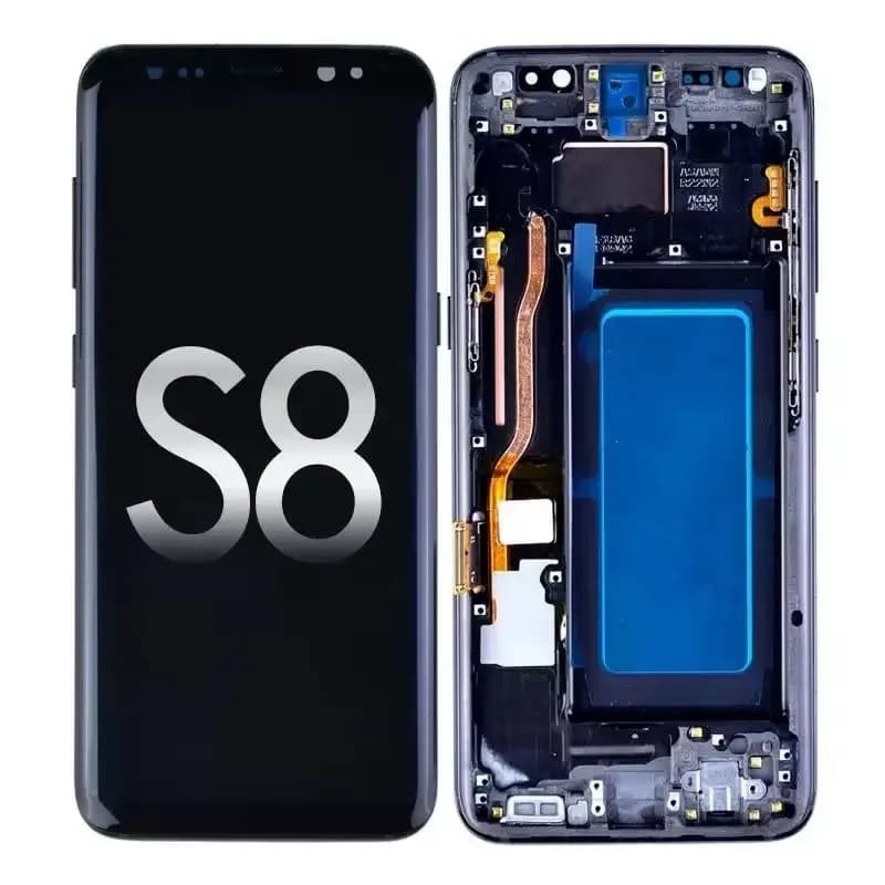 Applicable To Samsung S8 Plus Screen Assembly Framed Mobile Phone S8 + Curved AMOLED Display G955