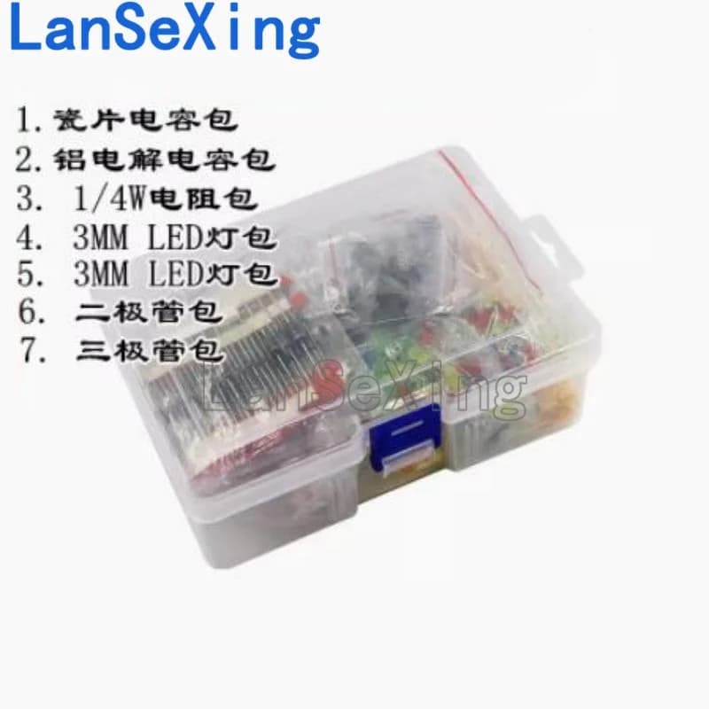 Resistance package, Electrolytic capacitor package, LED package, triode package, ceramic chip capacitor package