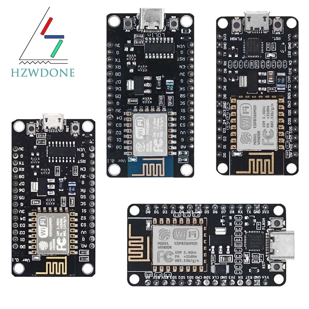 Wireless Module CH340 CP2102 NodeMcu V3 V2 Lua WIFI Internet of Things Development Board Based ESP8266 ESP-12E