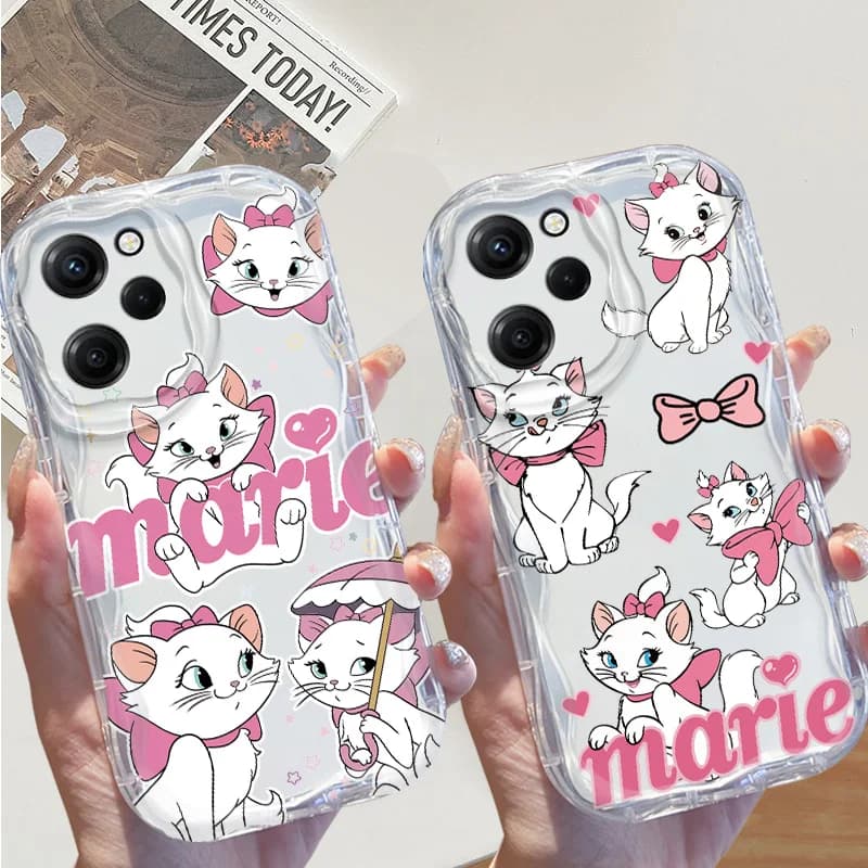 Disney The Aristocats Cream Phone Case For OPPO A 98 95 94 93 92 79 78 76 72 60 58 57 55 54 53 52 38 S 2020 silicone Funda Shell