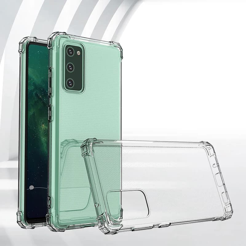 Clear Airbag Cover Case for Samsung Galaxy S20 FE Plus Ultra 5G Soft Phone Back Funda SamsungS20 S20FE S20Plus S20Ultra F E Gel