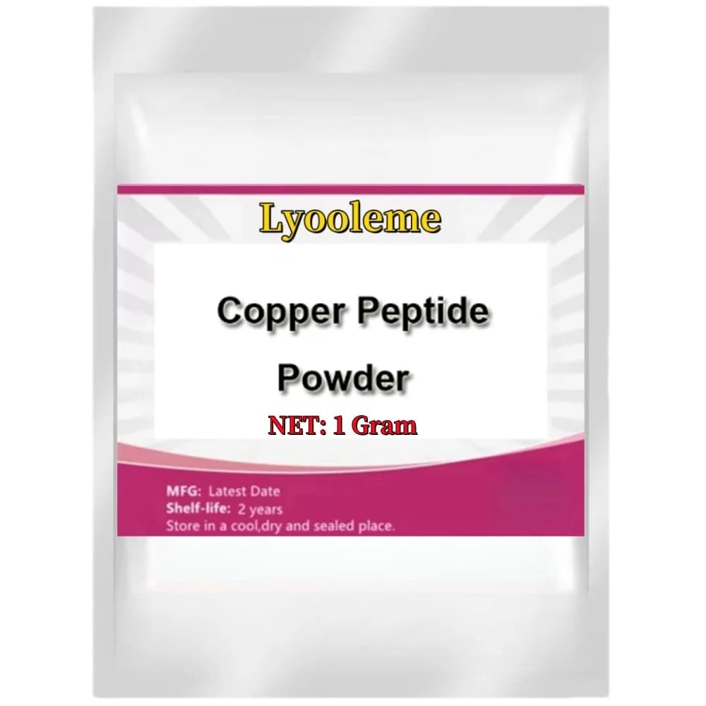 Copper Peptide Powder Improve Skin Elasticity And Delay Aging Ghk-cu Glycyl-l-histidyl-l-lysine