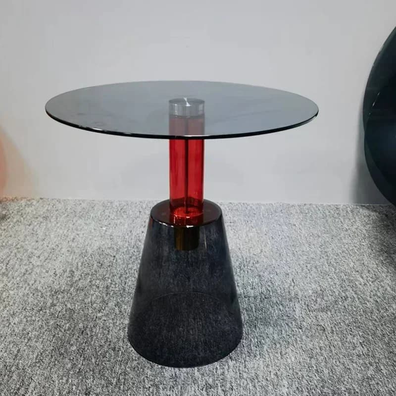 Transparent Coffee Tables Glass Tea Table Nordic End Tables Living Room Colorful Sofa Side Tables Luxury Modern Furniture Design