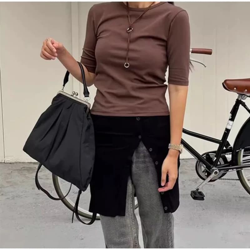 Designer Casual Versatile Canvas Clip Bag Shoulder Messenger Bag Backpack New Style Trendy Multi-purpose Korean New Style Women