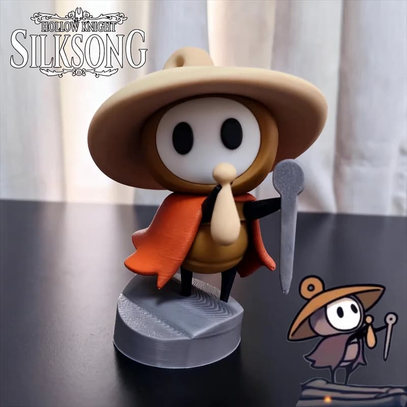 Game Hollow Knight: Silksong Sherma Cosplay Doll Resin Figure Model Desktop Ornament Accessories Cute Prop