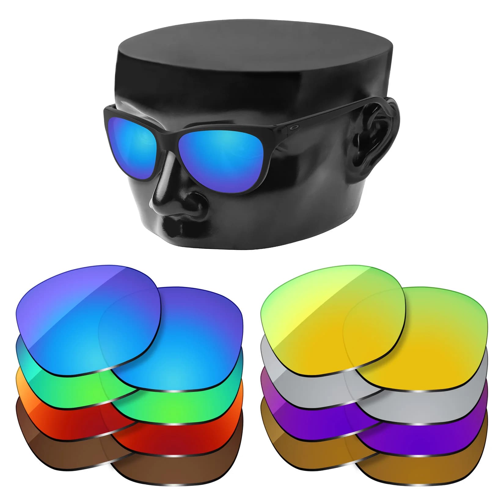 OOWLIT Polarized Replacement Lenses for-SPY OPTIC Beachwood Sunglasses (Lens Only)