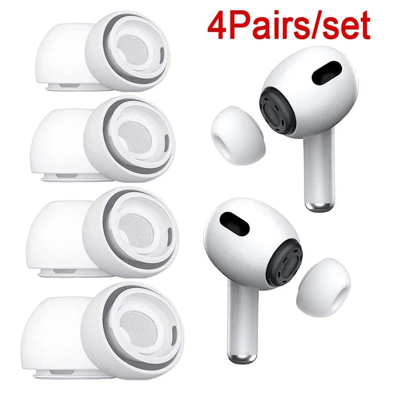 1-4Pairs Replacement Eartip for Apple AirPods Pro 1 2 Ear Tips Ear Plug Cap Cover Noise Reduction Bluetooth Earphone Accessories