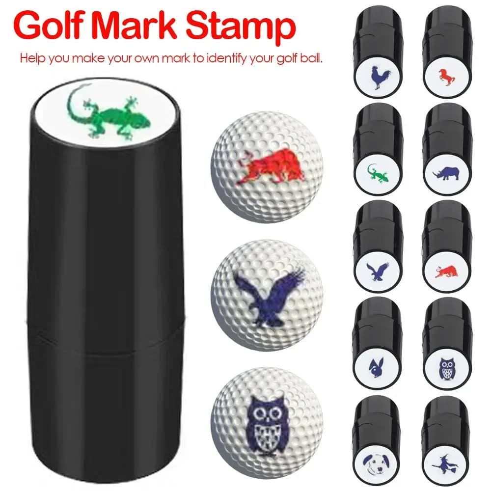 High Quality Quick-dry Golfer Gift Golf Stamp Marker Golf Ball Stamper Mark Seal Golf Accessories