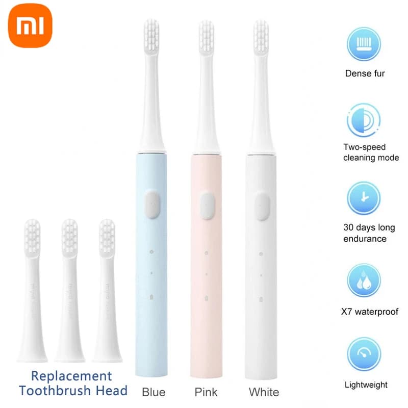 XIAOMI MIJIA T100 Sonic Electric Toothbrush Cordless USB Rechargeable Toothbrushes Waterproof Ultrasonic Automatic Tooth Brush