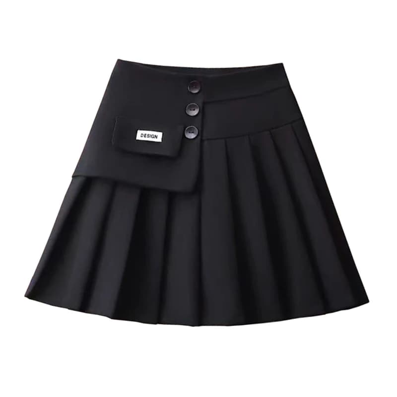 Golf Women's Clothing Autumn New Outdoor Sports Shorts Interlining Skirt Short Skirt Versatile Black Skirt Casual Pleated Skirt