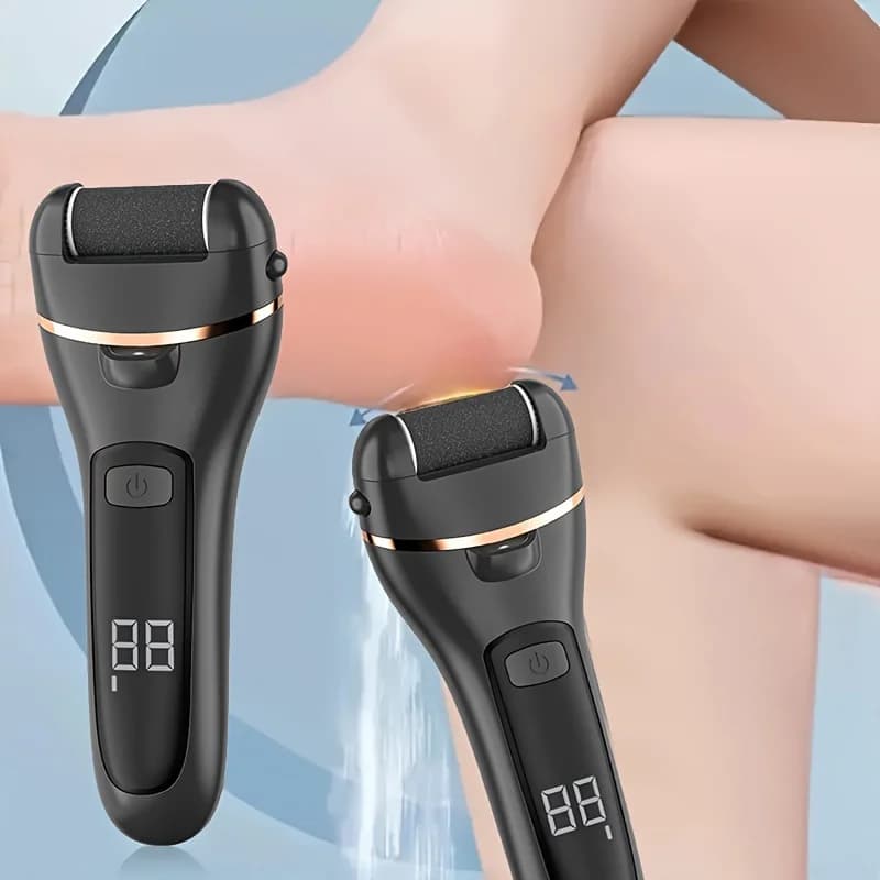 Rechargeable Electric Foot Grinder - USB Powered Callus Remover with Adjustable Speeds, for Men & Women's Pedicure and Self-Care