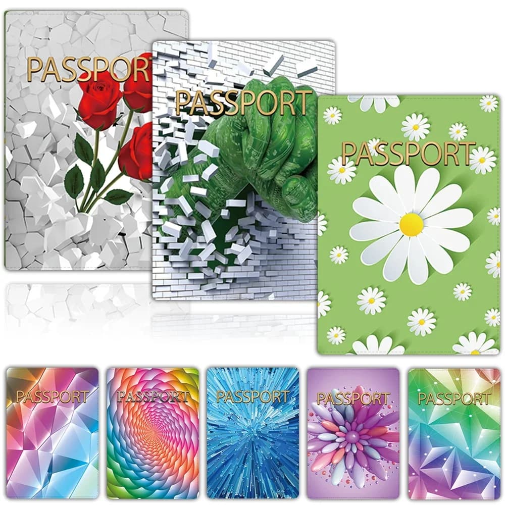 Women Travel Passport Cover Protective Card Case Men Travel Credit Card Holder Travel ID&Document Passport Holder Protector