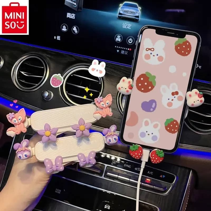 car phone holder new 2024 new cartoon star Dailu universal universal car air outlet navigation bracket for cars