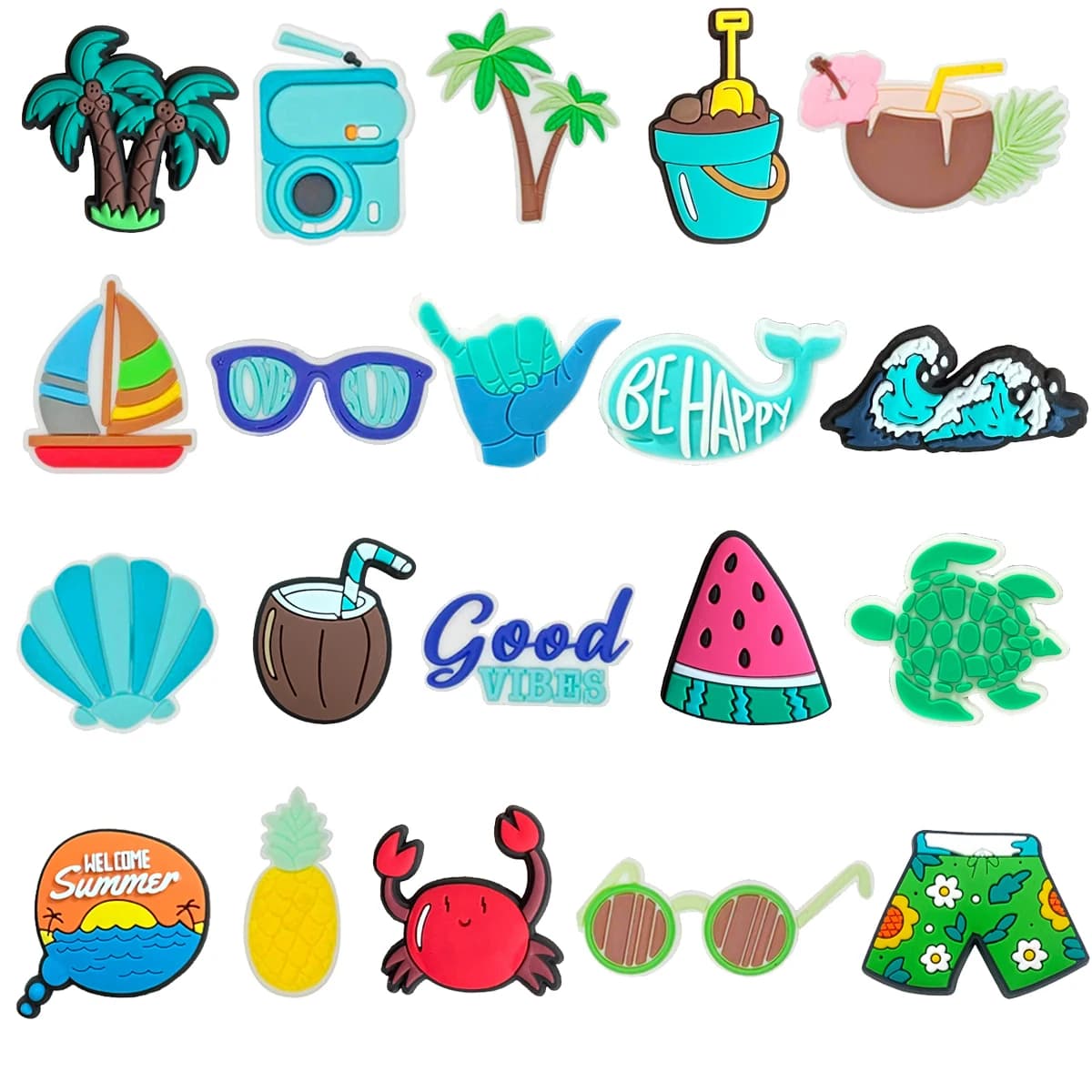 New Arrivals Summer Beach Turtle Shoe Charms for Crocs Accessories Shoe Decorations Sandals Pins Kids Women Favor Gift