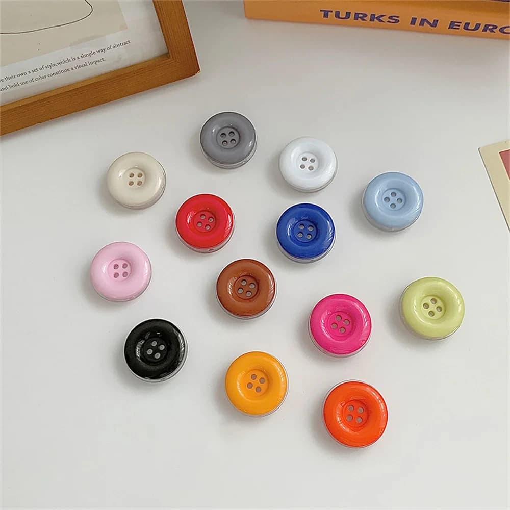 Korean 3D Cute Candy Buttons Bracket Phone Grip Tok Griptok Holder Ring For iPhone 14 Pro Accessories Phone Stand Holder Bracket