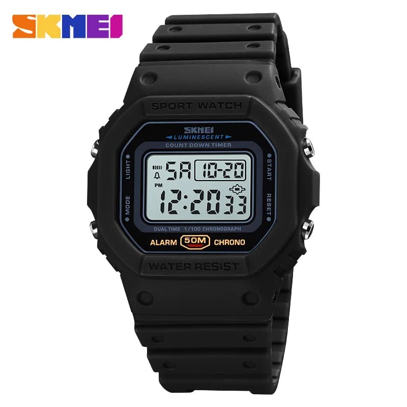 SKMEI 1628 Luxury Digital Watch for Men Sports Waterproof Electronic Mens Wristwatches Military Chrono Alarm 1988 reloj hombre