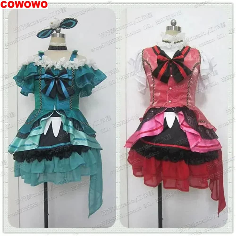 COWOWO Anime Lovelive Kira-Kira Sensation Hanayo Rin Umi Maki All Members SJ Lolita Dress Lovely Uniforms Cosplay Costume