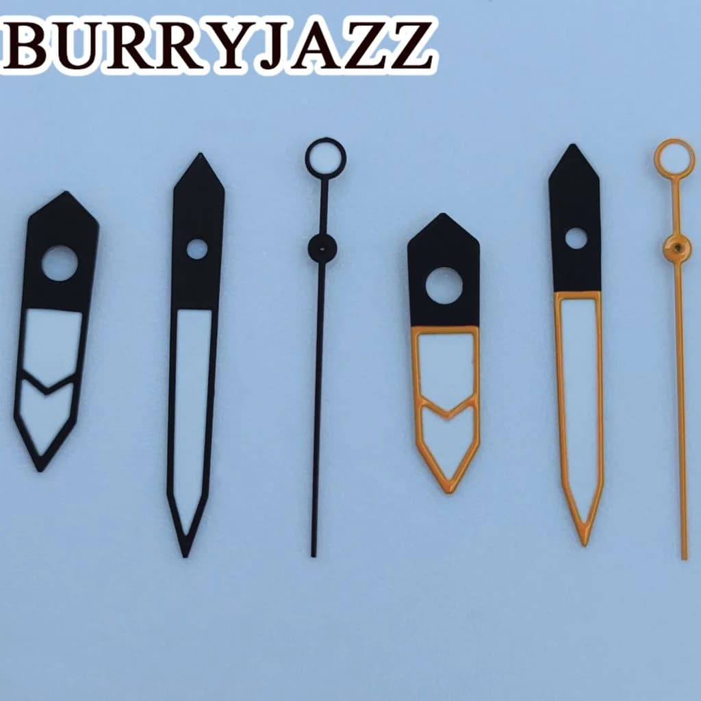 BURRYJAZZ NH35 NH36 NH38 7S26 7S36 4R35 4R36 Watch Hands Black Hands Green Luminous