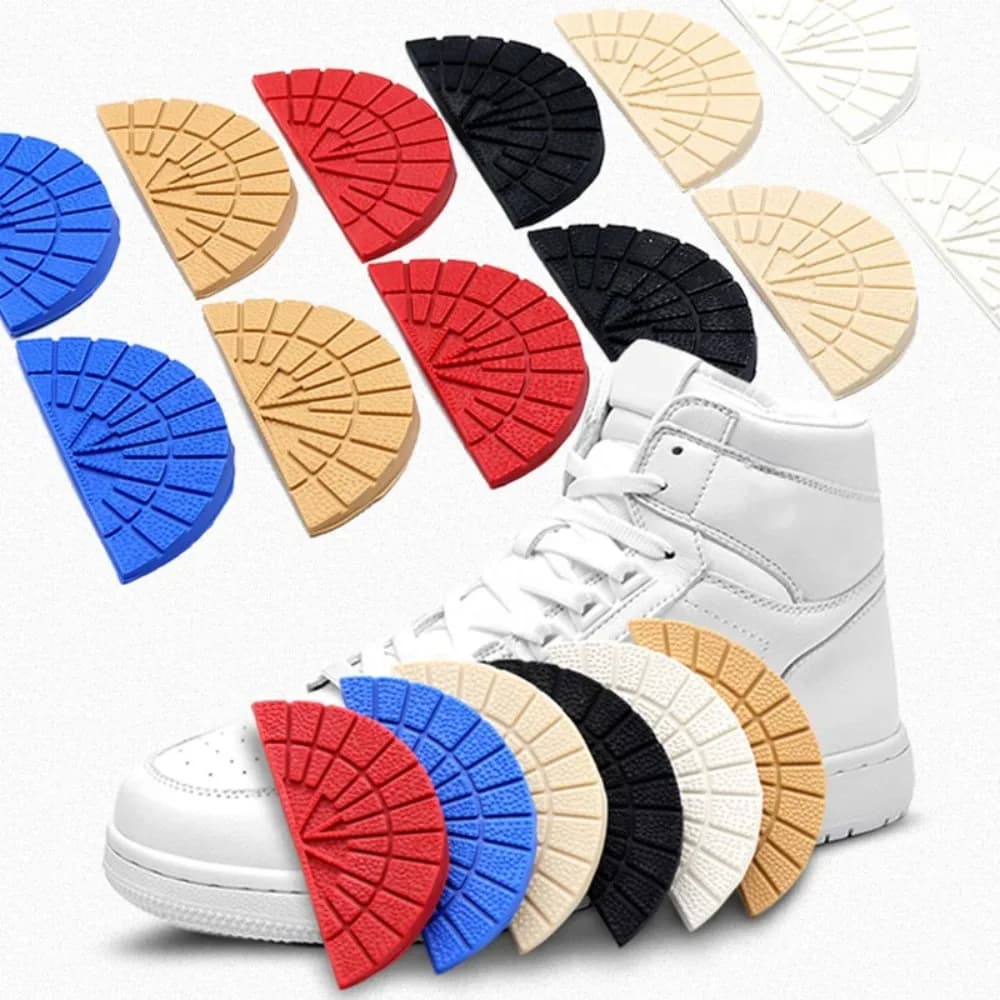 1 Pairs Wear-resistant Outsole Sole Protectors For Shoes Sneakers Outsole Rubber Soles Stickers Anti-Slip Self Adhesive Stickers