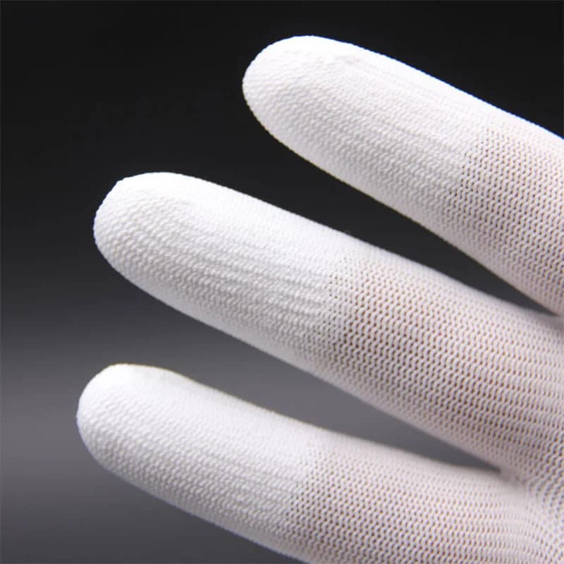 1/5/10 pair Antistatic Gloves Anti Static ESD Electronic Working Gloves pu coated palm coated finger PC Antiskid for Garden