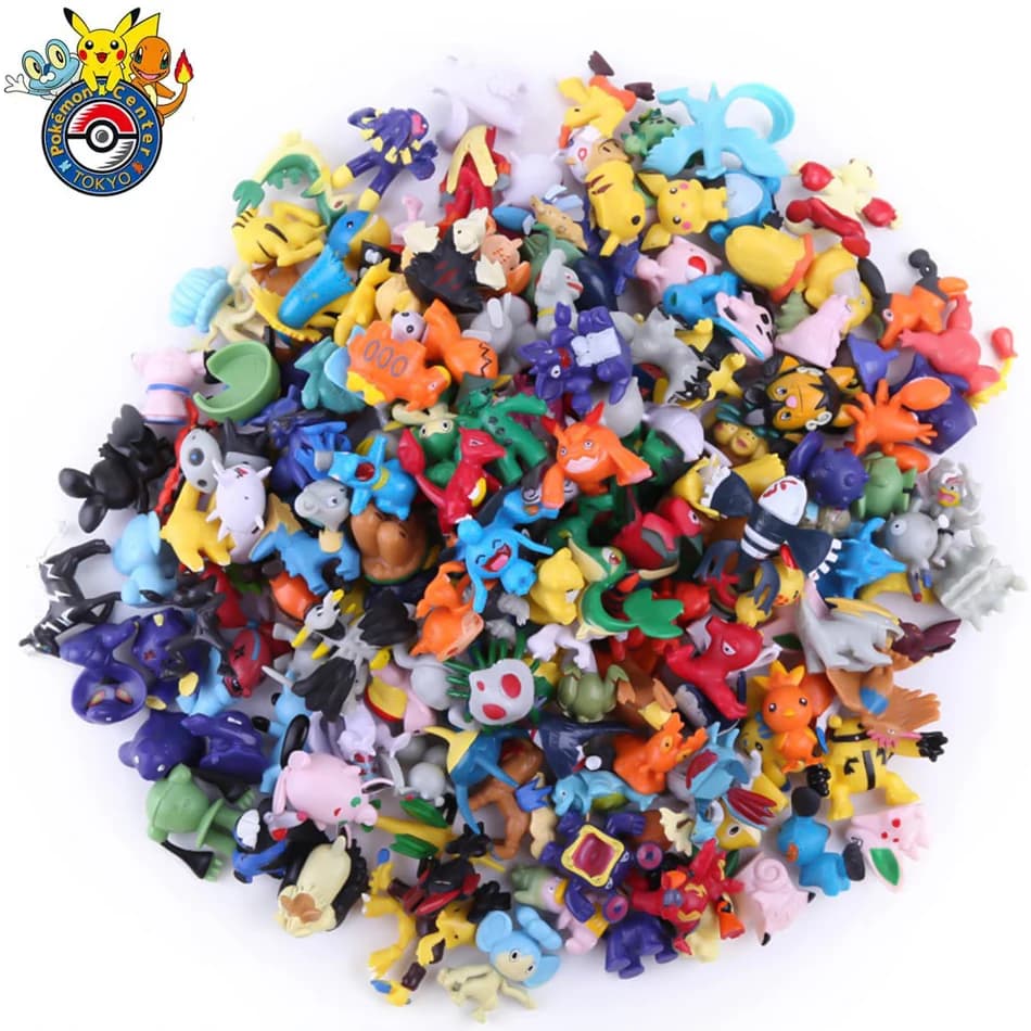 24-144 Pcs Pokemon Action Figure 2-3CM Not Repeating Mini Figures Model Toy Pikachu Anime Kids Collect Dolls Birthday Gifts