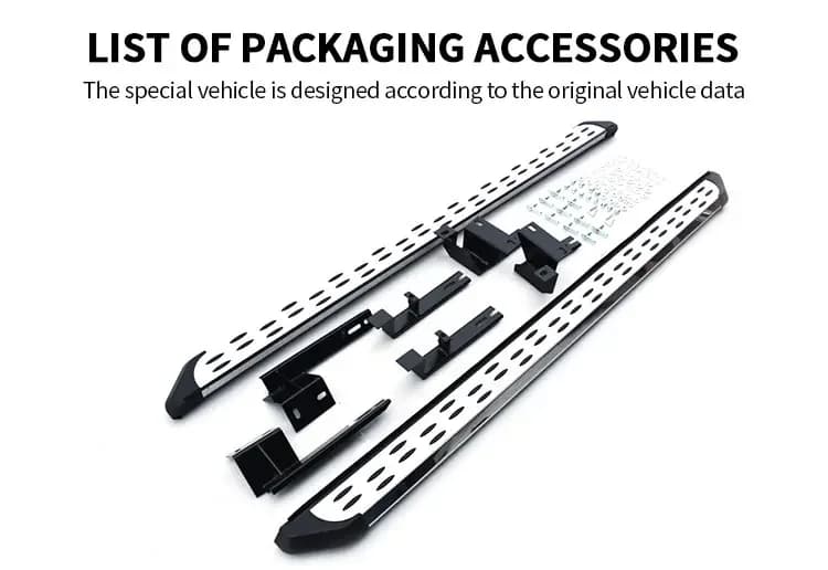 car pedal accessories aluminum running boards for chevrolet captiva side step 2019