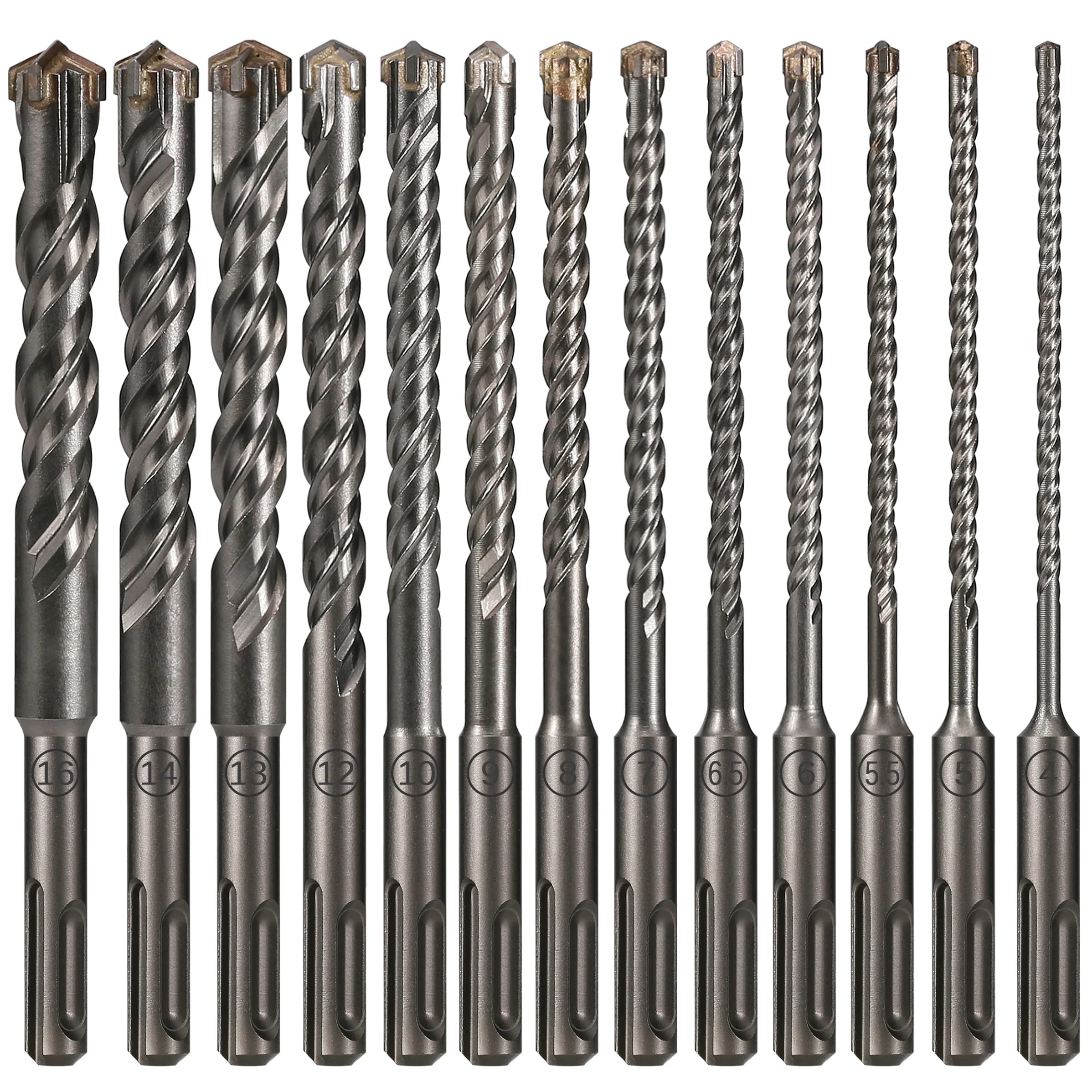 1Pc Concrete SDS Plus 5-16mm bit Cross Cutter head double auger Hammer 160mm Wall Brick Block Electric Hammer Masonry Bit