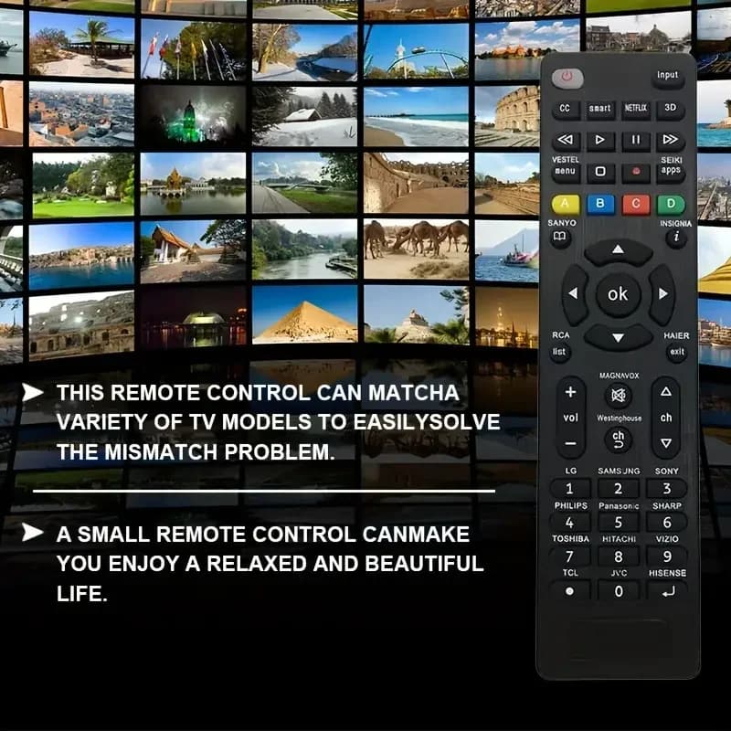 RCG008 Replacement Universal Remote Control  For Sony for Samsung for Panasonic ForToshiba For Philips with Light