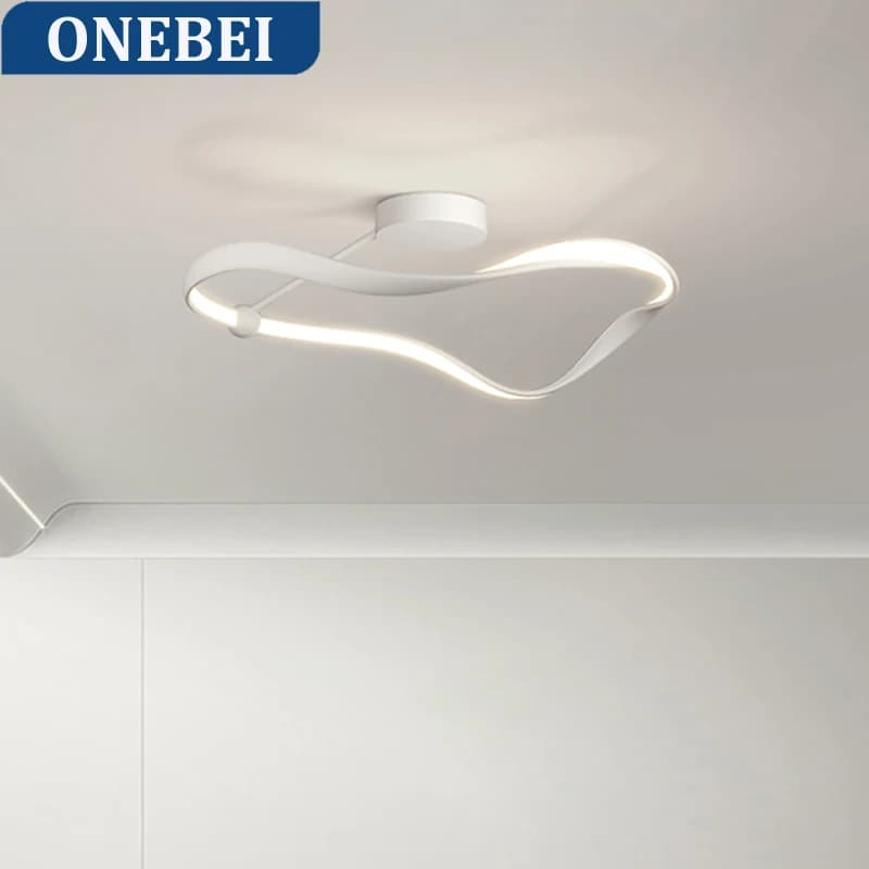 Modern Nordic LED Ceiling Light Chandelier For Bedroom Living Dining Room Restaurant Warm Home Decor Lighting Fixture Luster