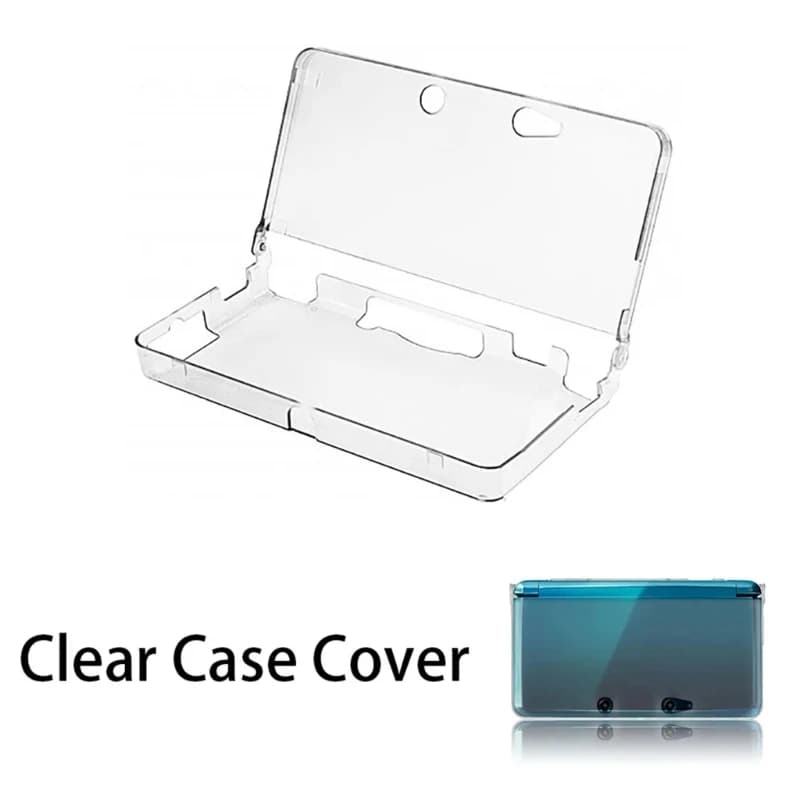 Plastic for 3DS XL LL / 3DS Case Consoles Clear Cover