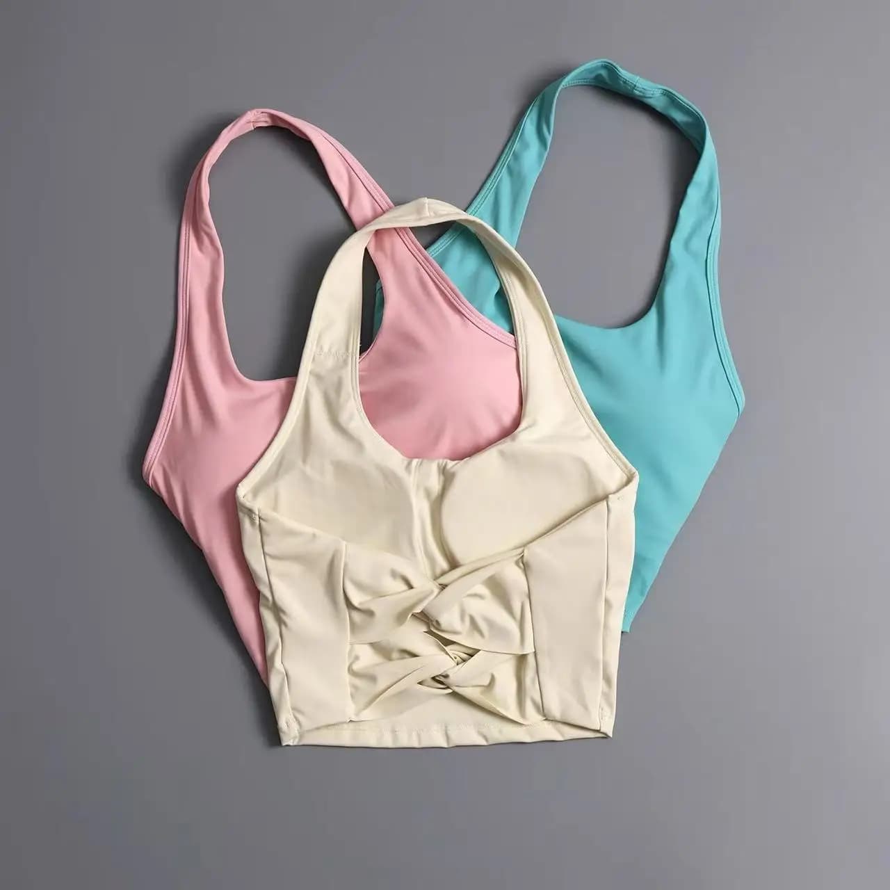 Sexy Neck Halter Sports Vest Women Shockproof Running Beauty Back Professional Pilates Training Bra Fitness Yoga Underwear Suit