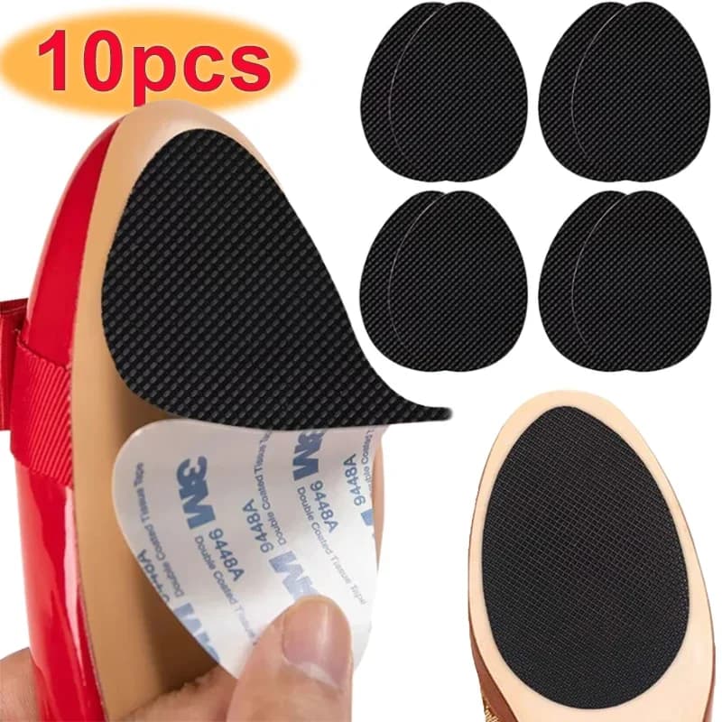 2/10pcs Anti Slip Rubber Sticker on The Sole Self-Adhesive Shoe Mat  Insoles High Heel Sticker Sole Protector Shoe Pads