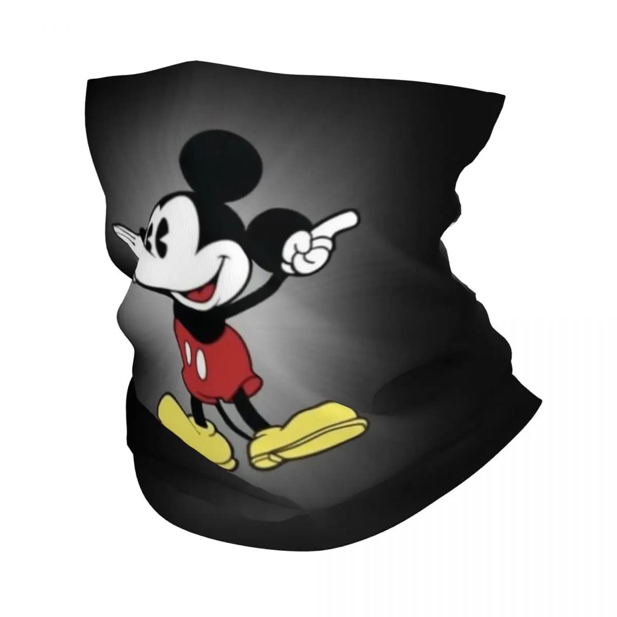 Custom Mickey Mouse Winter Headband Neck Warmer Men Women Hiking Running Tube Scarf Face Bandana Gaiter