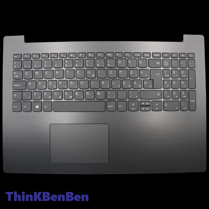 HU Hungarian Keyboard Iron Gray Upper Case Palmrest Shell Cover For Lenovo ideapad 330 15 IGM AST IKB 5CB0R16678