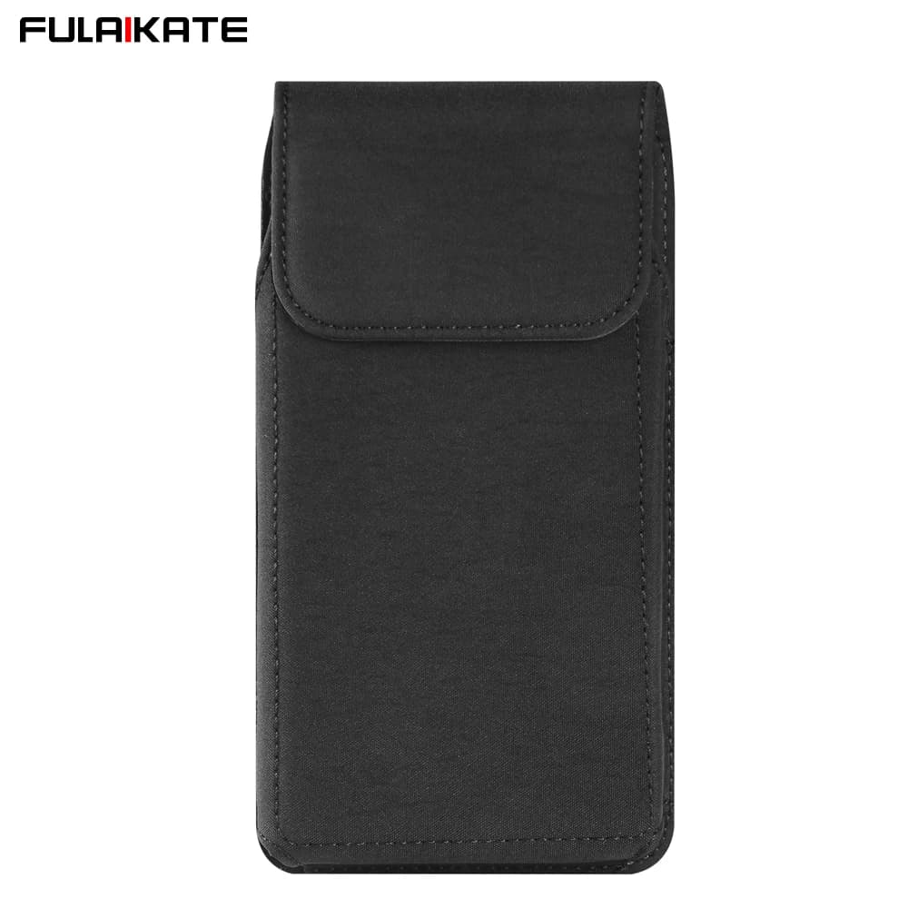 FULAIKATE 6.1" 6.7" 7.2" Water-Resistant Phone Bag for iPhone14 Pro Max Waist Pouch for Samsung Galaxy S23 Ultra Men's Holster