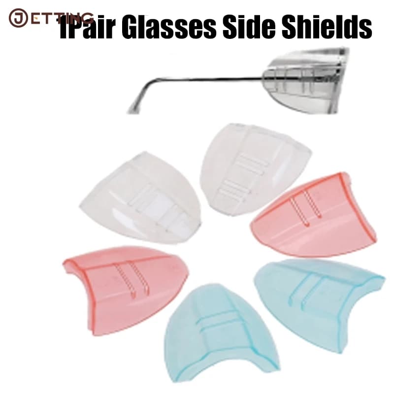 1Pair Glasses Side Shields Safety Glasses Protective Covers TPU Polyurethane Clear Flap Side Protector For Eyewear Goggles Side