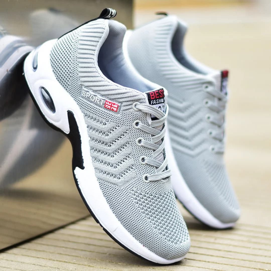 2025 new spring trend sports men's shoes Lace-up thick sole casual breathable fashion shoes Large size Wear skid resistance