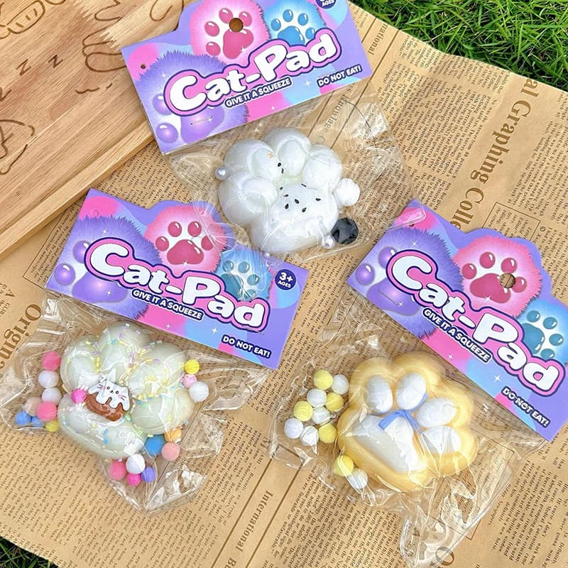 Cat Paw Decompression Toys Kawaii Cartoon Antistress Stress Relief Slow Rising Toys
