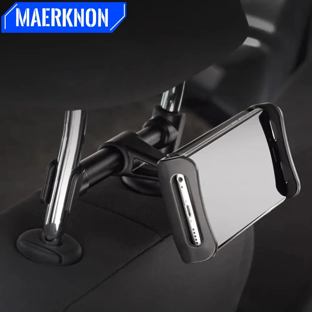 Telescopic Car Back Seat Phone Tablet PC Holder for iPhone Samsung iPad 360 Degree Rotation Phone Tablet 4-11 Inch
