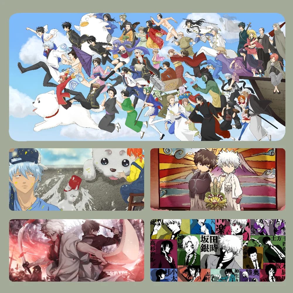 G-Gintama Mousepad Large Computer Gaming Accessories MousePads Desk Mats Anti-slip Laptop Soft Mouse Pad