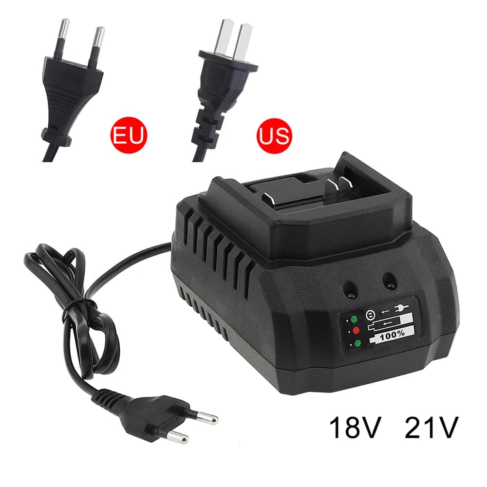 US/EU Plug Li-ion Battery Charger Quick Charge 18V 21V Power Tools Portable Charger for Makita BL1415 BL1815 BL1830 BL1850